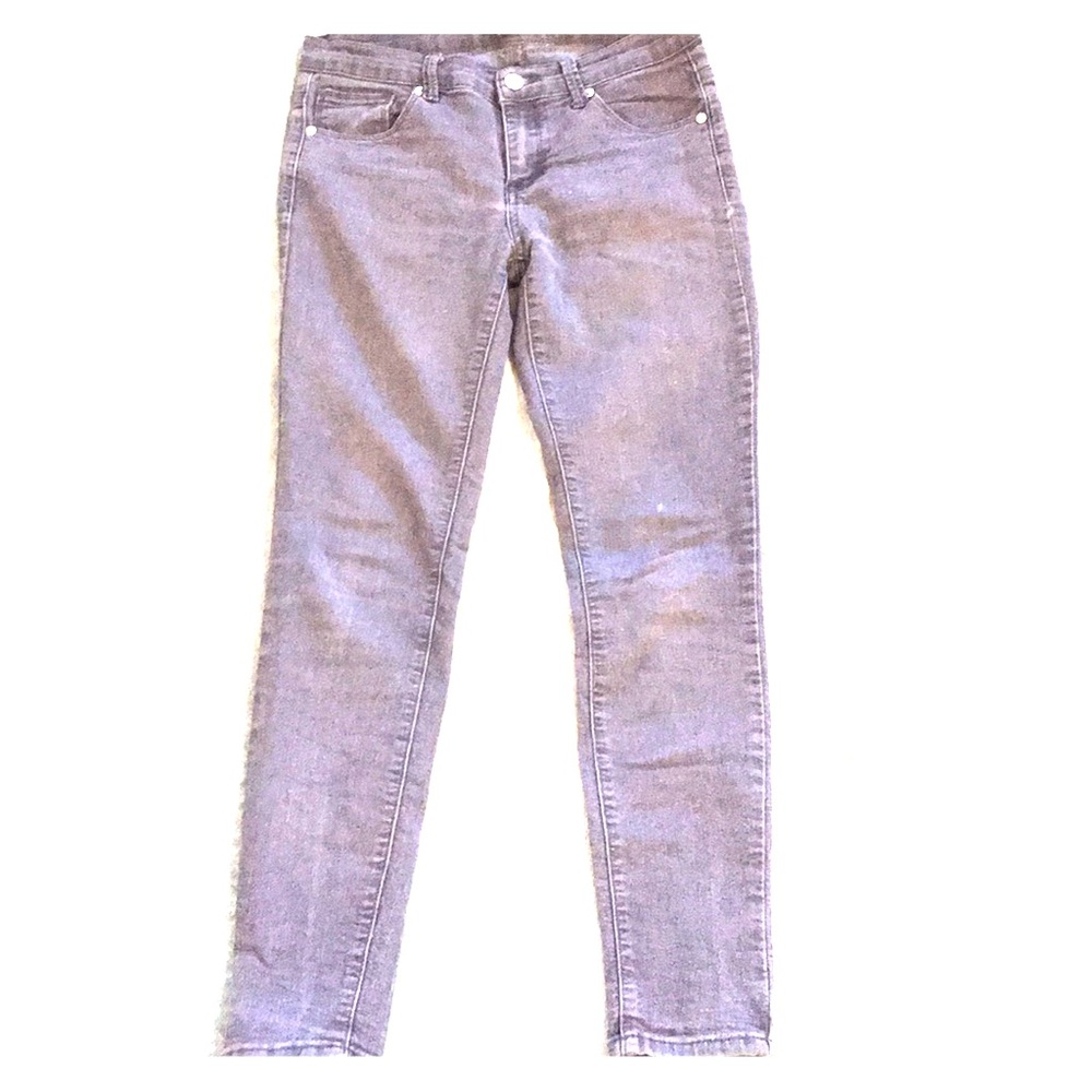 Forever 21 faded black skinny jeans